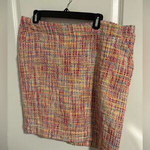 Women's Merona Skirt Tweed Business Work Pencil Size 16
